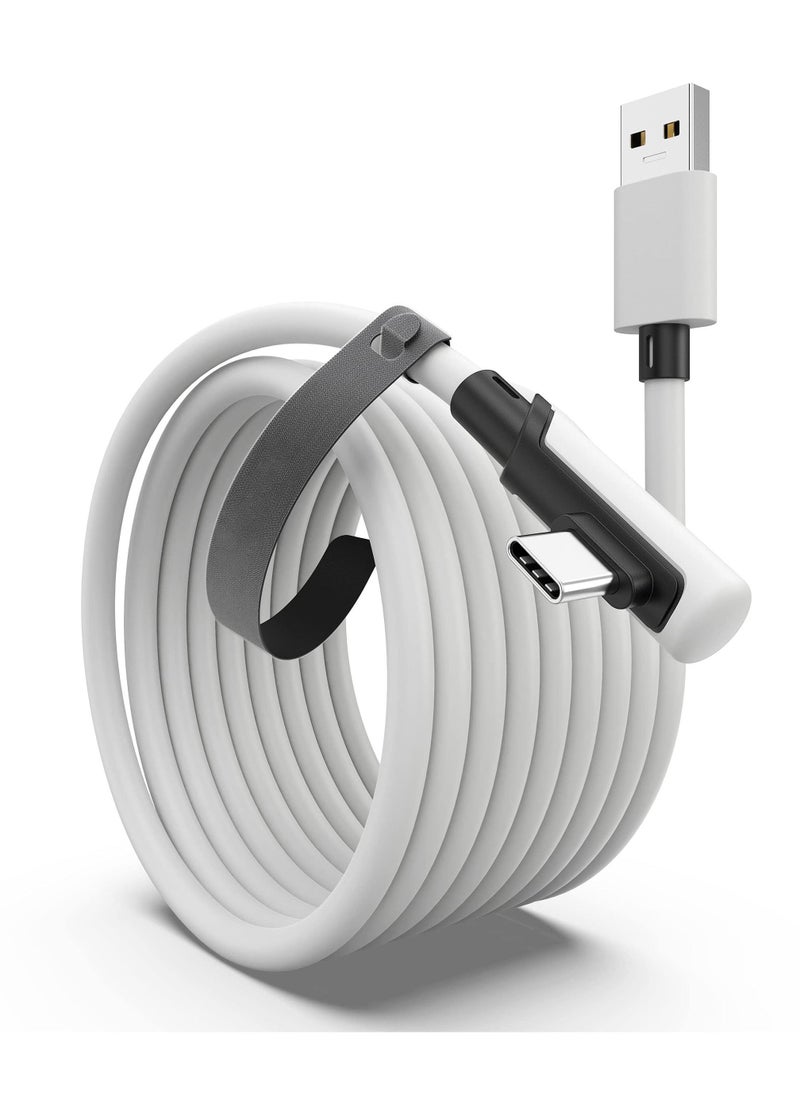 Link Cable 5 Meters for Oculus Quest 2 Accessories and PC/Steam VR, High Speed PC Data Transfer, USB 3.2 to USB C Cable for VR Headset and Gaming PC - Image 1